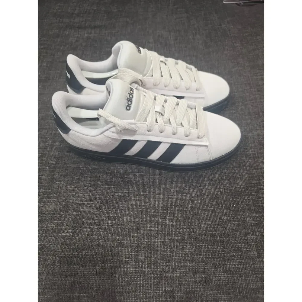 Adidas Grand Court Alpha Mens 13 Grey Black IH1287 00s Skate Style Low Sneakers